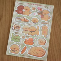 Image 2 of Butter Dog & Friends Sticker Sheet