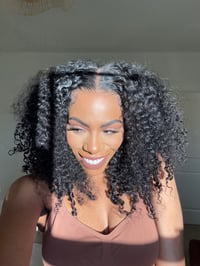 Image 3 of 18 inch KINKY CURLY WEAR AND GO 9x6 HD LACE CLOSURE WIG