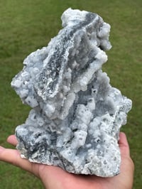 Image 1 of Green Cubic Fluorite With Sugar Quartz #653