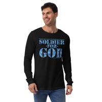 Image 3 of Soldier For God ICE Unisex Long Sleeve Tee