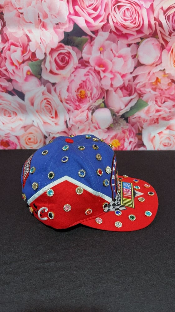 Image of 1 of 1 Unisex Vintage NASCAR 50th Anniversary SnapBack stones hat 