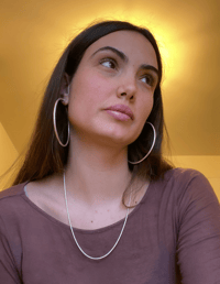 Image 3 of Giant Hoops Earrings 