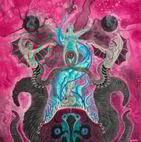 Image 1 of The Tongue of Cold Fire Original Watercolor Painting 