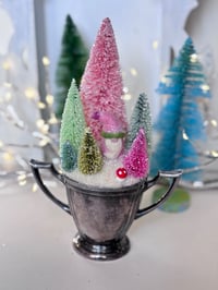 Image 2 of Winter Scene - Pink Gnome 