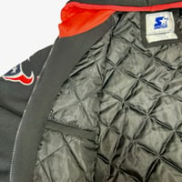 Image 6 of Starter Heavy Fleece Quilted Jacket Texans 