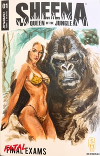 Image 1 of Original Comic Art “Sheena” Queen of the Jungle