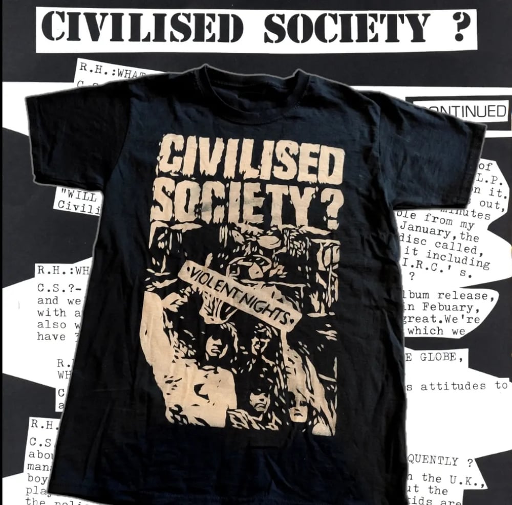 Civilised Society bleached shirt