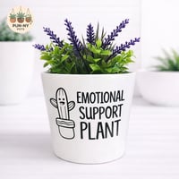 Emotional Support Plant Pot - White 14cm
