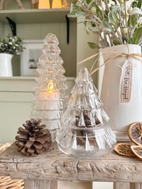 Image 1 of SALE! Glass Christmas Tree Jars ( Set or Singles )