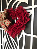Valentines Day  heart shaped wreath
