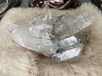 Image 5 of Clear Quartz Points Cluster Statement Piece #2186