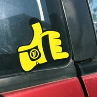 Image 2 of Shaka Race Glove Vinyl Decal