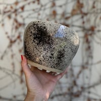 Image 1 of planter Black splatter