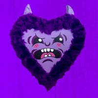 Image 2 of Moonlight Devil Heart Canvas