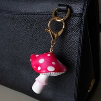 #2 Hand Made Mushroom Keychain 
