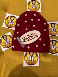 Image 2 of Von Dutch Red Beanie 