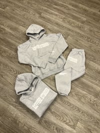 Grey Puff Oversize Tracksuits
