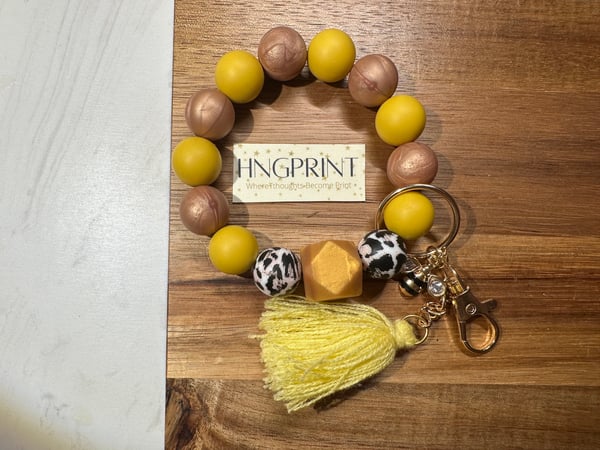 Image of Golden Wristlet Keychain