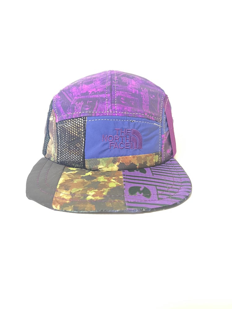 Purple Tape Mirror Reflect Glow 5-Panel Upcycle 