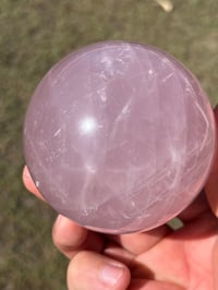 Image 8 of Star Rose Quartz Sphere #2642