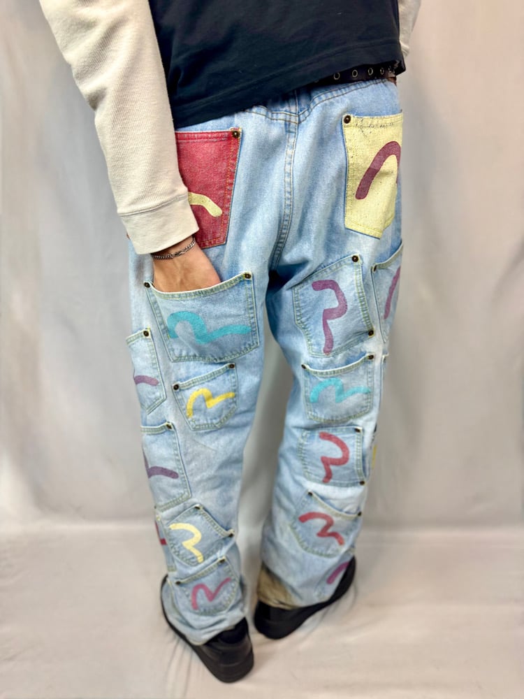 Image of Evisu Multipocket Denim