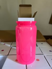 Image 5 of 16oz Macaroon Plastic Can 