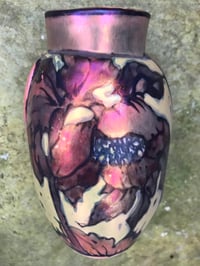 Image 2 of “Hellebore” satin reduction lustre vase 