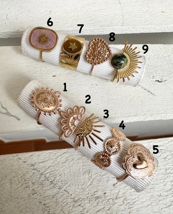 Image of ANELLI ACCIAIO BAGNATO ORO ROSA