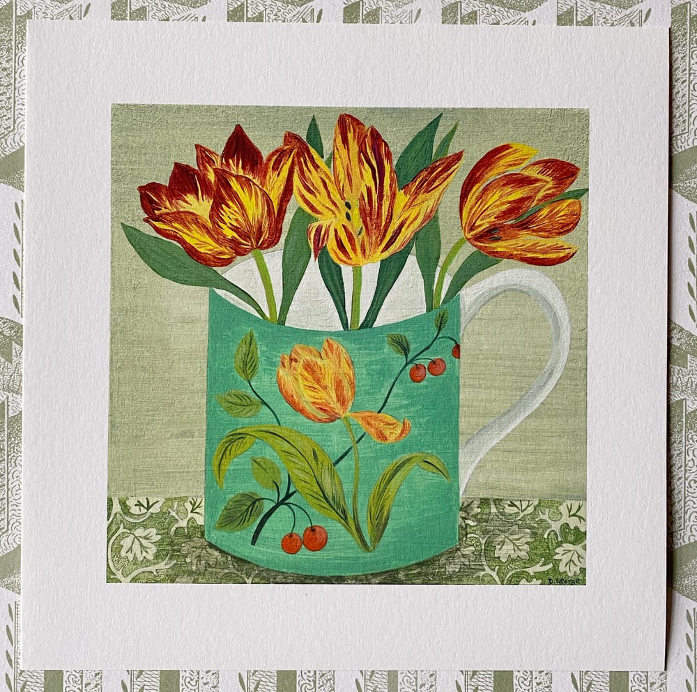 Image of Tulip cup Giclée print