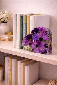 Image 2 of Blossom Heart Resin Book Holder