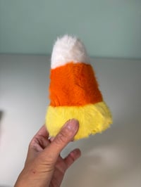 Image 3 of Weighted Minky Candy Corn