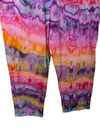 Image 4 of L/XL Cotton Blend Knit Pocket Jumpsuit in Euphoria Agate Ice Dye