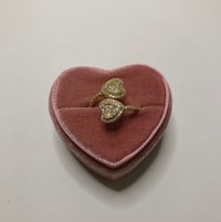 Image 1 of Double heart ring 