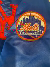 Image 4 of New York Mets Vintage Satin Bomber (L)