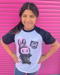 Image 1 of Labu-buster YOUTH - Black Raglan Tee