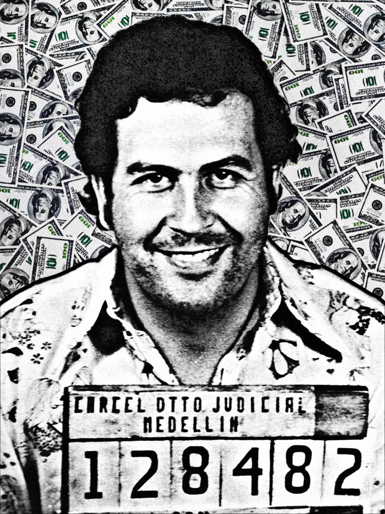 Image of Pablo Escobar Mug Shot (18x24 Poster)