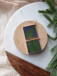 Fern in Dark Sky Earrings 