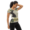 Askew Collections/ Camo/ Stallion/ All-Over Print Women's Athletic T-shirt