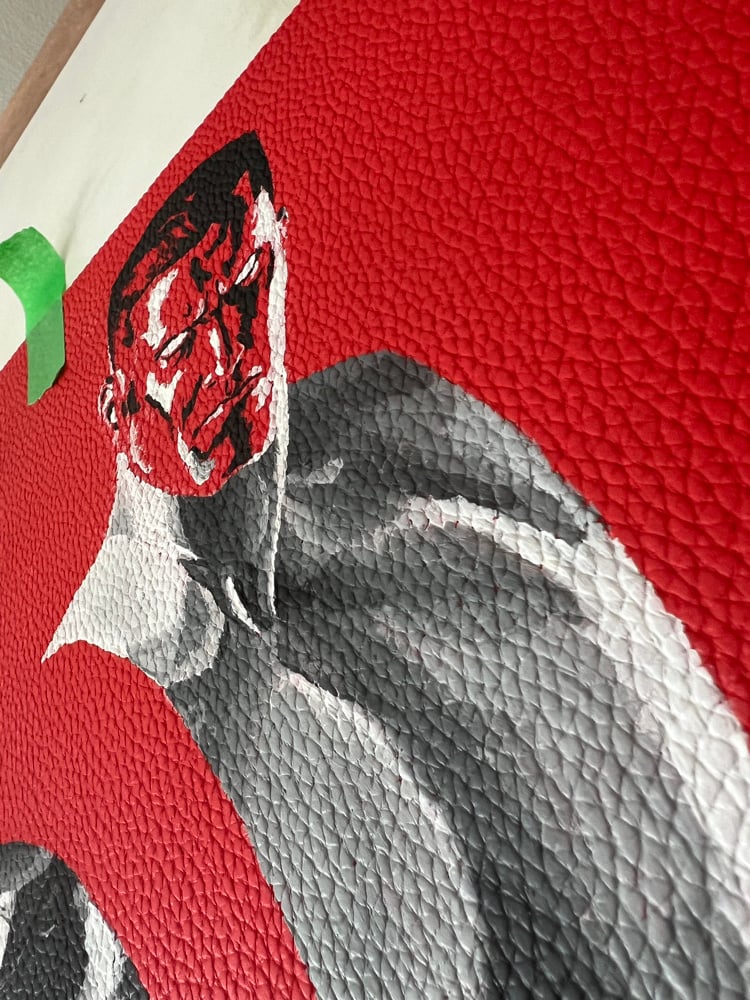 Image of Colossus on faux Leather
