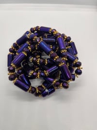 Image 1 of Senegalese Style Waist Beads (Purple Edition ) 