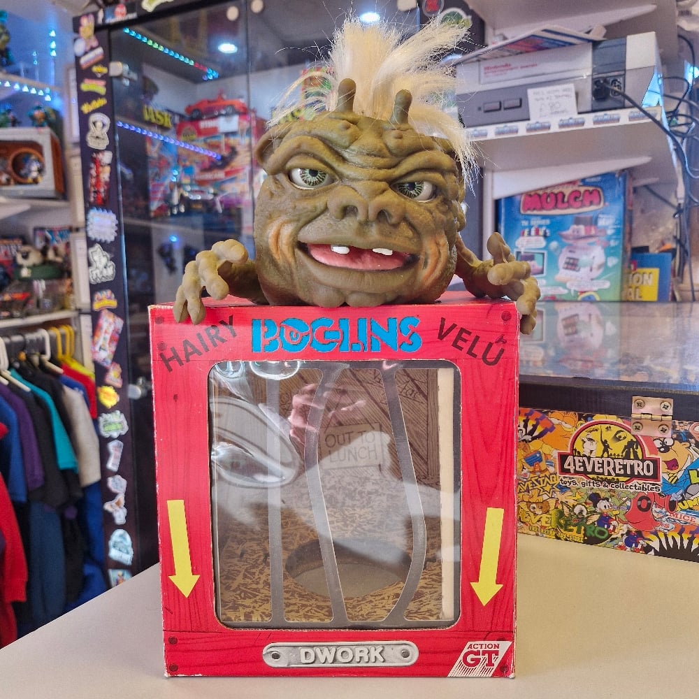 Image of Vintage Hairy Boglins Dwork Figure by Action GT (1987)