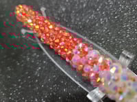 Image 2 of Red & White Rhinestone Pen