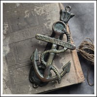 Image 2 of Antique brass nautical door knocker