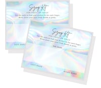 Sizing Kit for  /Kit De Medidas para  (press on nails)