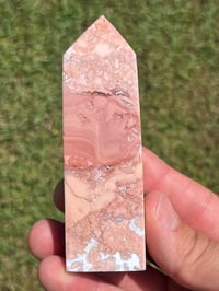 Image 5 of Pink Petal Agate Tower #2464