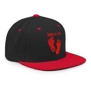 Image of Red 2 Feet Snapback