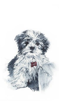 Image 5 of Watercolour Portrait Painting - ORIGINAL