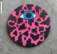 Pink cork board mat