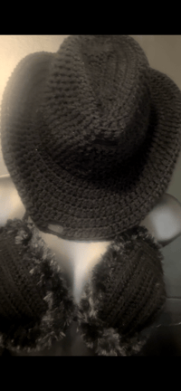 Image 2 of Black Cowboy Hat