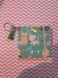 Image 1 of Cute Cat Sticky Note Cover — Cat Memo Pad for Desk & Bag